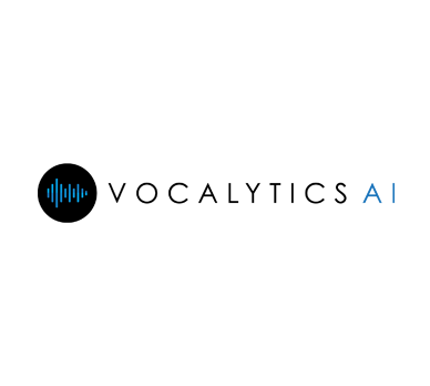 Vocalytics logo.