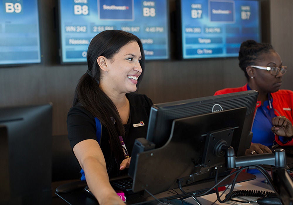 southwest airline employee