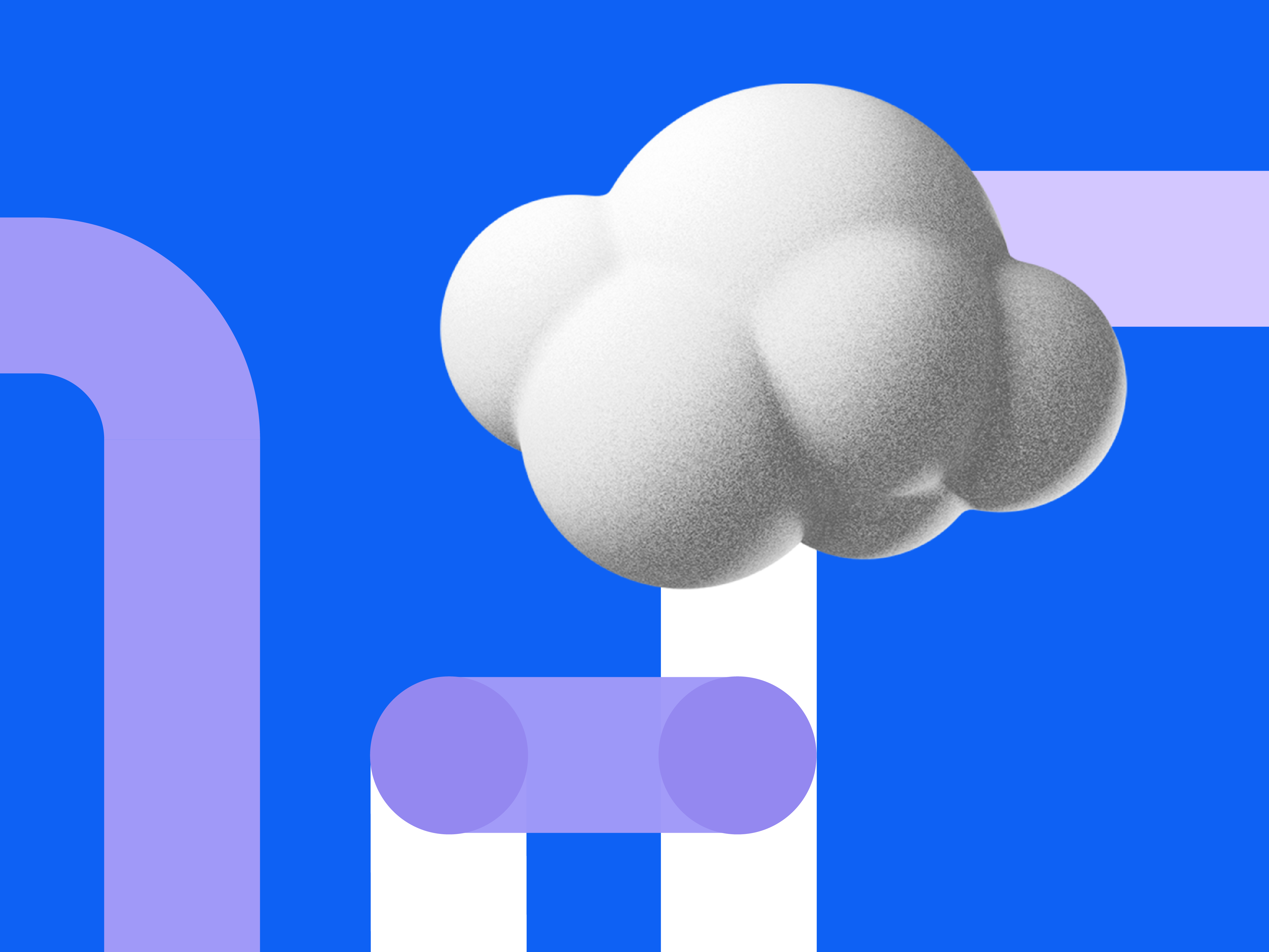 Cloud on a path
