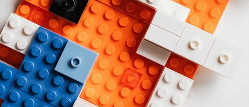 Colorful legos
