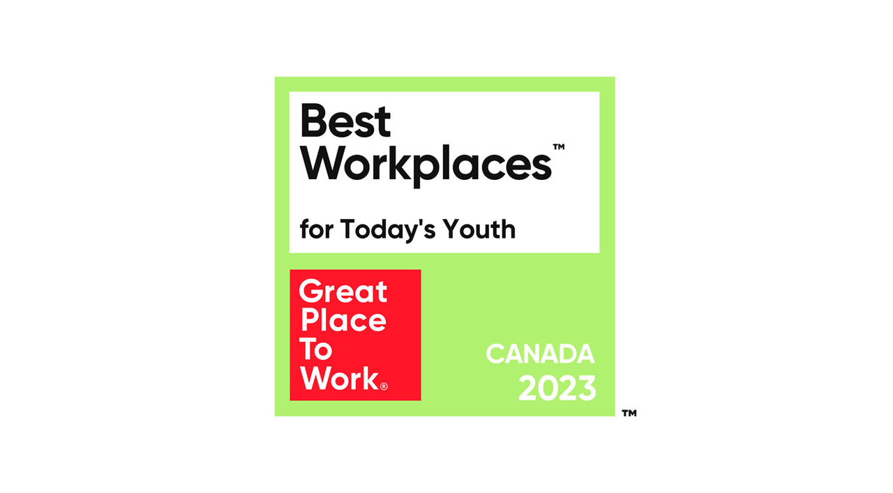 Slalom Canada named a Best Workplace™ for Today’s Youth 2023